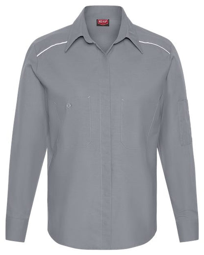Red Kap Women's Airflow Long Sleeve Work Shirt - SP5A