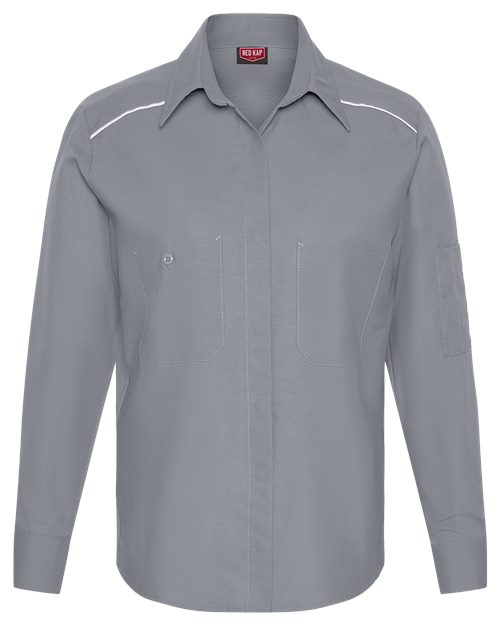 Red Kap Women's Airflow Long Sleeve Work Shirt - SP5A