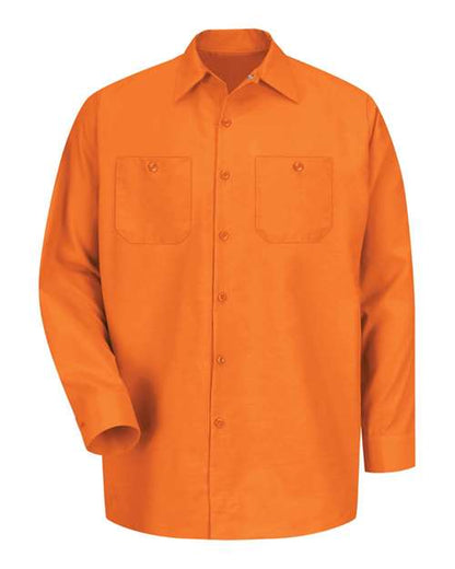 Red Kap - Men's Industrial Long Sleeve Work Shirt - SP14