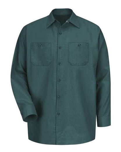 Red Kap - Men's Industrial Long Sleeve Work Shirt - SP14
