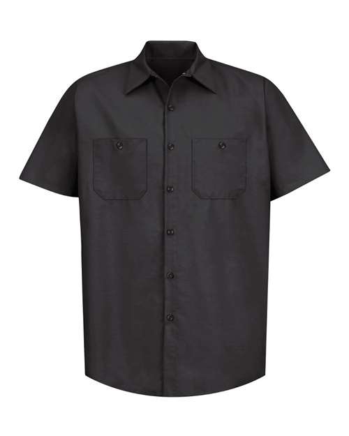 Red Kap Men's Industrial Short Sleeve Work Shirt - SP24