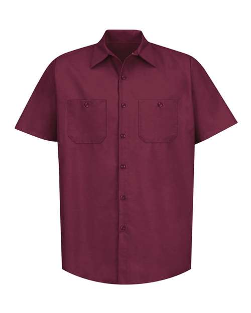 Red Kap Men's Industrial Short Sleeve Work Shirt - SP24