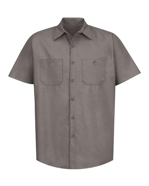 Red Kap Men's Industrial Short Sleeve Work Shirt - SP24