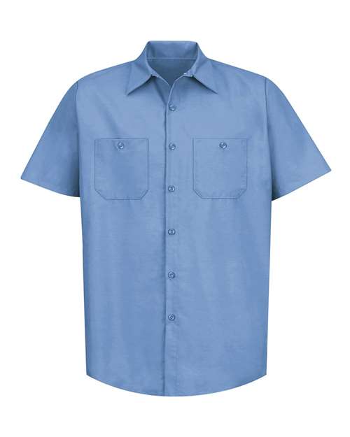 Red Kap Men's Industrial Short Sleeve Work Shirt - SP24