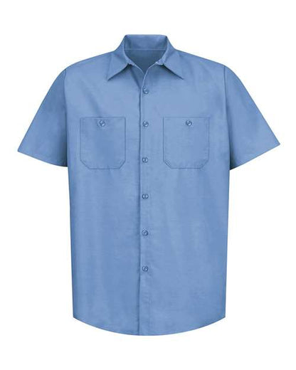 Red Kap Men's Industrial Short Sleeve Work Shirt - SP24