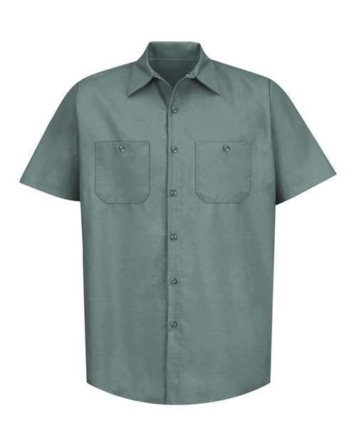 Red Kap Men's Industrial Short Sleeve Work Shirt - SP24