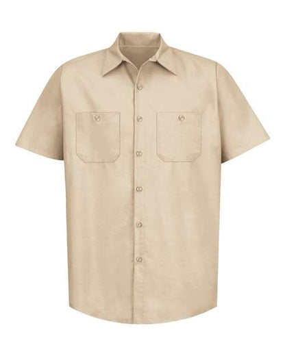 Red Kap - Men's Industrial Short Sleeve Work Shirt - SP24