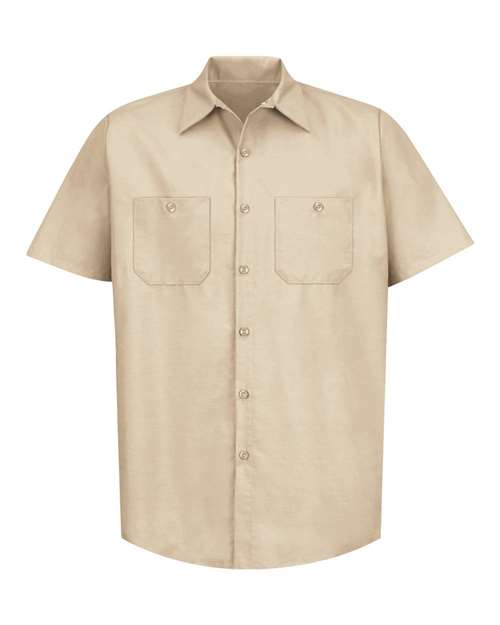 Red Kap Men's Industrial Short Sleeve Work Shirt - SP24