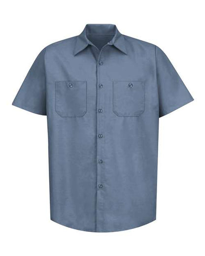 Red Kap - Men's Industrial Short Sleeve Work Shirt - SP24
