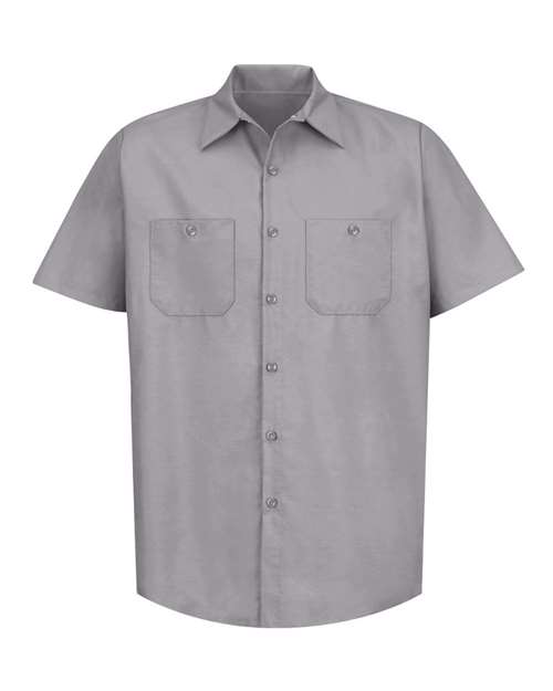Red Kap Men's Industrial Short Sleeve Work Shirt - SP24