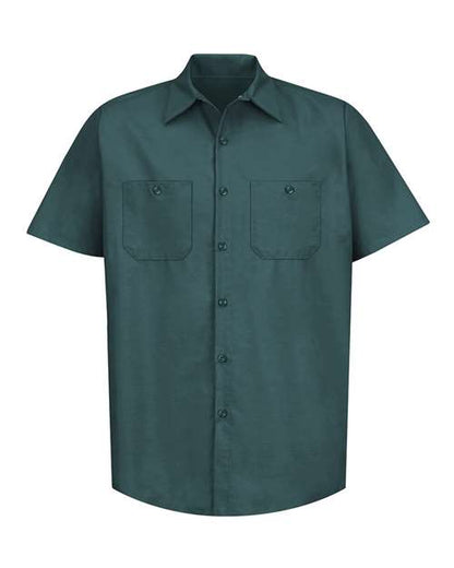 Red Kap - Men's Industrial Short Sleeve Work Shirt - SP24