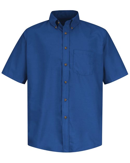Red Kap Men's Poplin Short Sleeve Dress Shirt - SP80
