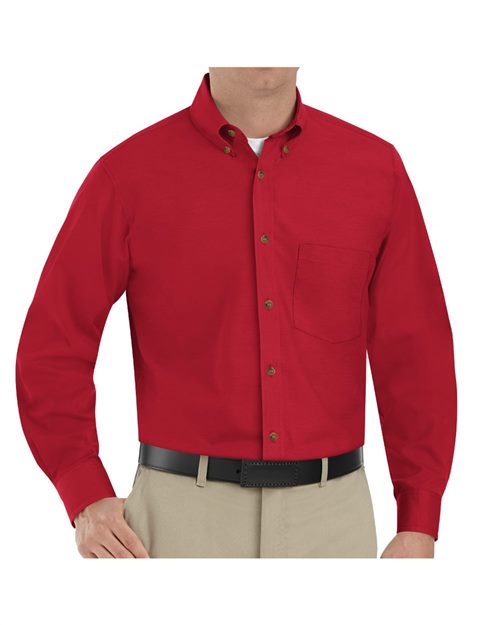 Red Kap Men's Poplin Dress Shirt - SP90