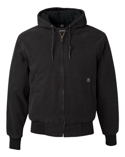DRI DUCK Men's Tall Cheyenne Boulder Cloth™ Hooded Jacket with Tricot Quilt Lining - 5020T