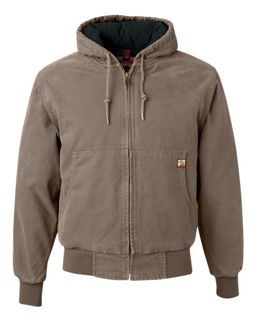 DRI DUCK Men's Tall Cheyenne Boulder Cloth™ Hooded Jacket with Tricot Quilt Lining - 5020T