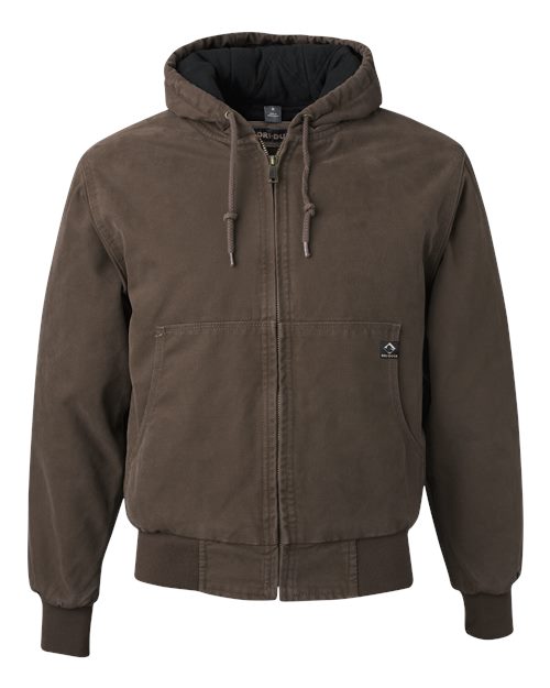 DRI DUCK Men's Tall Cheyenne Boulder Cloth™ Hooded Jacket with Tricot Quilt Lining - 5020T