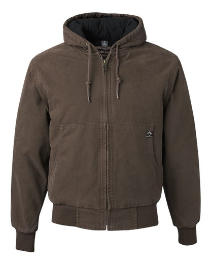 DRI DUCK Men's Tall Cheyenne Boulder Cloth™ Hooded Jacket with Tricot Quilt Lining - 5020T