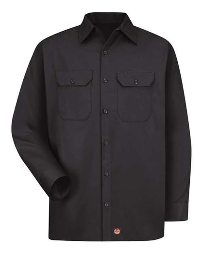 Red Kap Men's Utility Long Sleeve Work Shirt - ST52