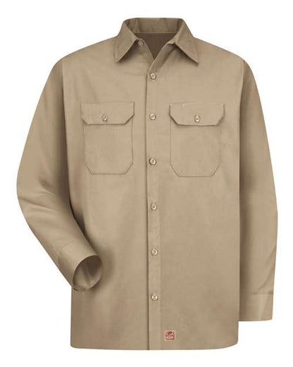 Red Kap Men's Utility Long Sleeve Work Shirt - ST52