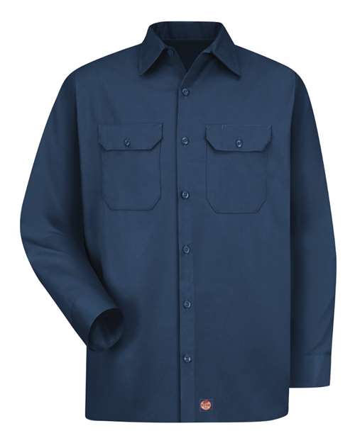 Red Kap Men's Utility Long Sleeve Work Shirt - ST52