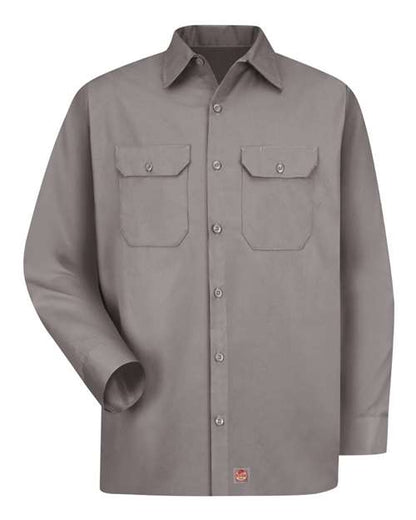 Red Kap Men's Utility Long Sleeve Work Shirt - ST52