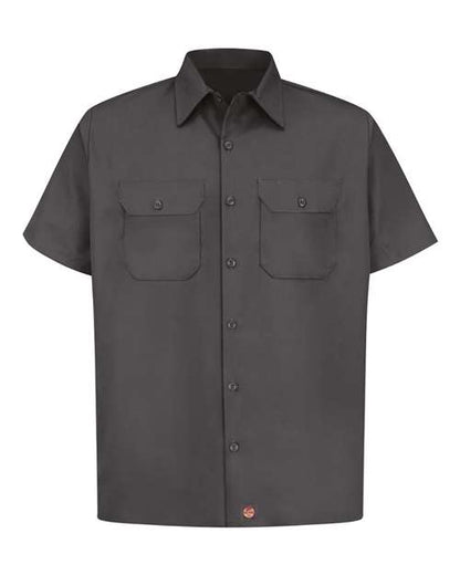 Red Kap Men's Utility Short Sleeve Work Shirt - ST62