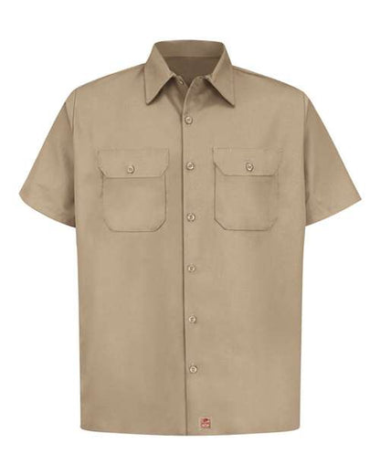 Red Kap Men's Utility Short Sleeve Work Shirt - ST62