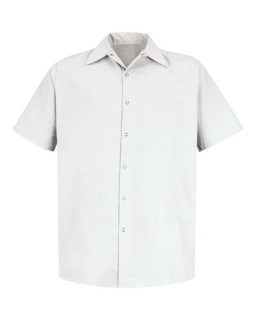 Red Kap Men's Specialized Short Sleeve Pocketless Work Shirt - SP26