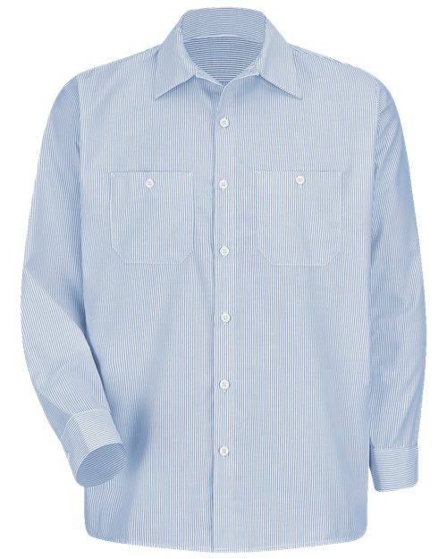 Red Kap Men's Industrial Stripe Work Shirt - SL10
