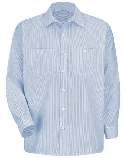 Red Kap Men's Industrial Stripe Work Shirt - SL10