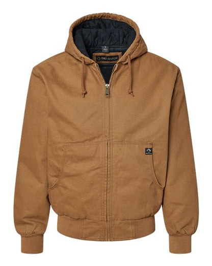DRI DUCK Men's Cheyenne Boulder Cloth™ Hooded Jacket with Tricot Quilt Lining - 5020