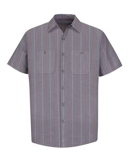 Red Kap Men's Industrial Short Sleeve Work Shirt - SP24