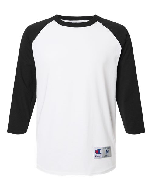 Champion Unisex Raglan Sleeve Baseball T-Shirt - T137