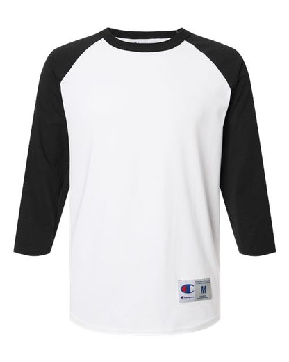 Champion Unisex Raglan Sleeve Baseball T-Shirt - T137