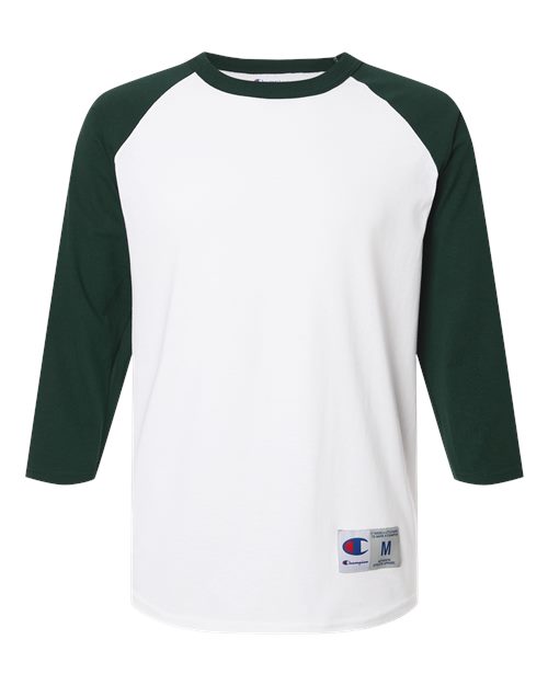 Champion Unisex Raglan Sleeve Baseball T-Shirt - T137