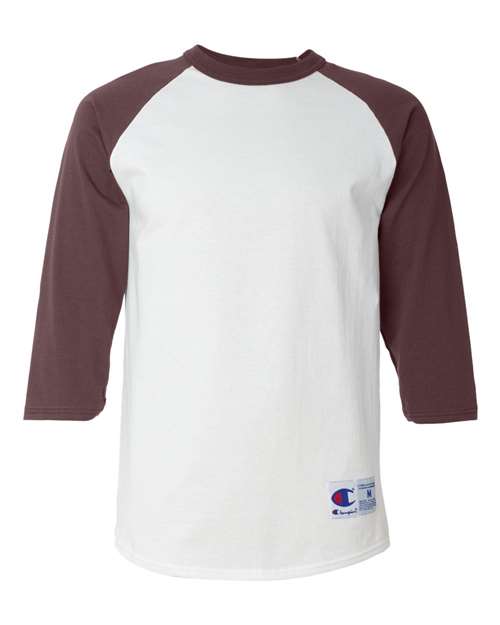 Champion Unisex Raglan Sleeve Baseball T-Shirt - T137