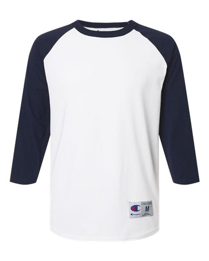 Champion Unisex Raglan Sleeve Baseball T-Shirt - T137