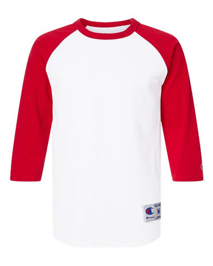 Champion Unisex Raglan Sleeve Baseball T-Shirt - T137