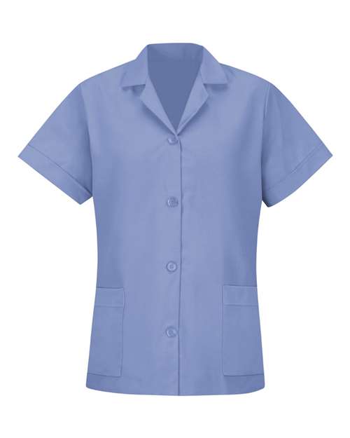 Red Kap Women's Loose Fit Short Sleeve Button Smock - TP23