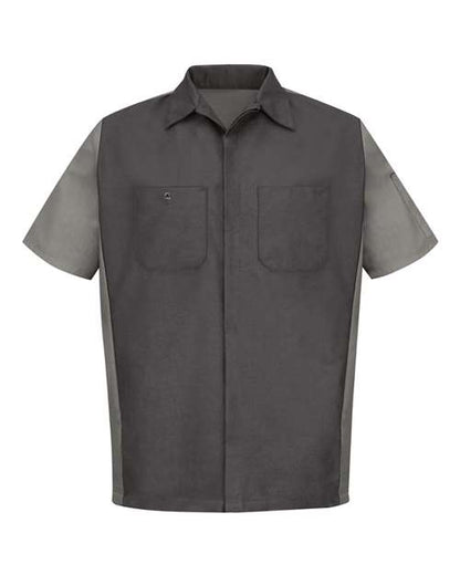 Red Kap Men's Short Sleeve Automotive Crew Shirt - SY20