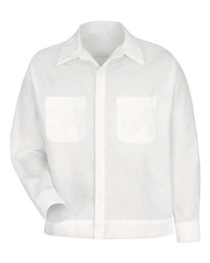 Red Kap Men's Button-Front Shirt Jacket - SP35