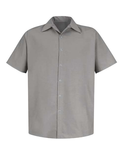 Red Kap Men's Specialized Short Sleeve Pocketless Work Shirt - SP26