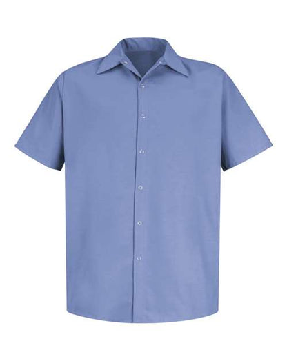Red Kap Men's Specialized Short Sleeve Pocketless Work Shirt - SP26