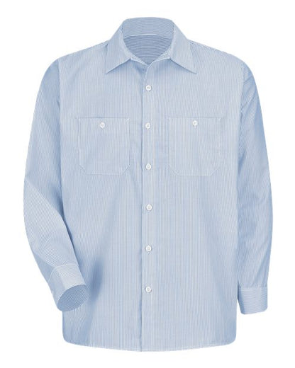 Red Kap Men's Industrial Stripe Work Shirt - SL10
