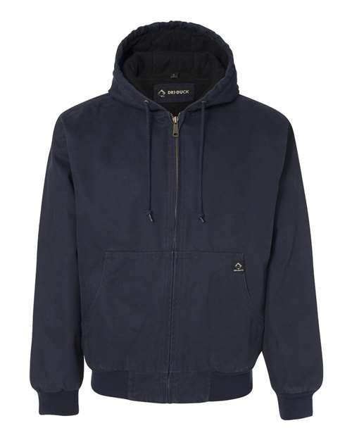 DRI DUCK Men's Cheyenne Boulder Cloth™ Hooded Jacket with Tricot Quilt Lining - 5020