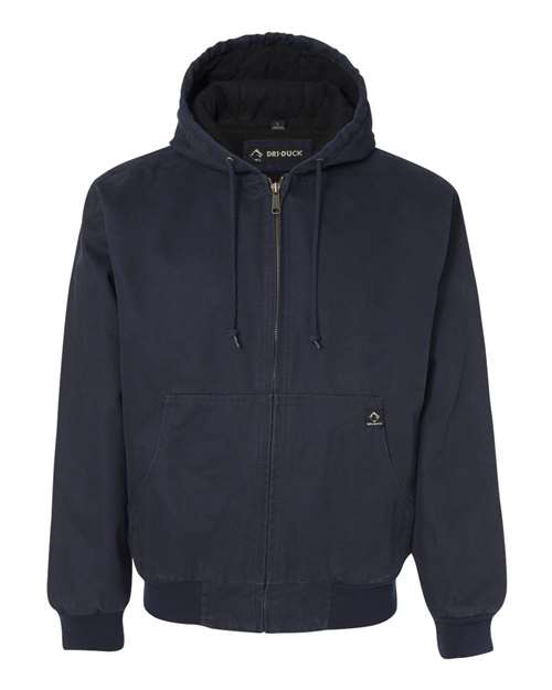 DRI DUCK Men's Tall Cheyenne Boulder Cloth™ Hooded Jacket with Tricot Quilt Lining - 5020T