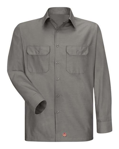 Red Kap Men's Ripstop Long Sleeve Shirt - SY50