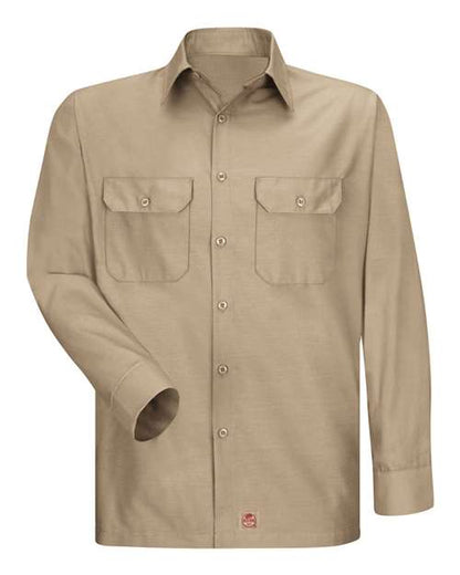 Red Kap Men's Ripstop Long Sleeve Shirt - SY50