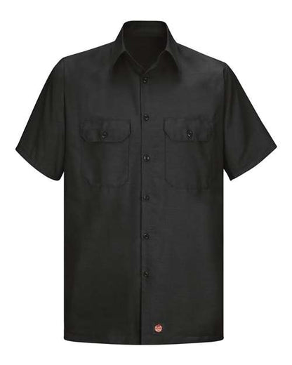 Red Kap Men's Ripstop Short Sleeve Work Shirt - SY60
