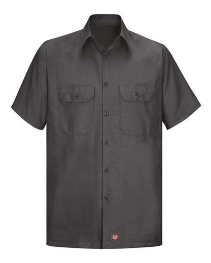 Red Kap Men's Ripstop Short Sleeve Work Shirt - SY60